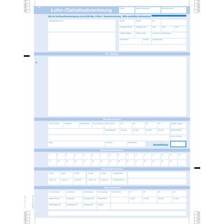 Verdienstnachweise/Lohntaschen fr S+P / Sage HR Payroll...