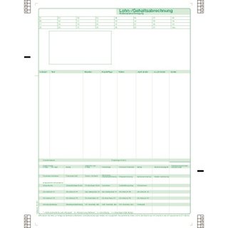 Verdienstnachweise/Lohntaschen fr adata Lohn Einzelblatt